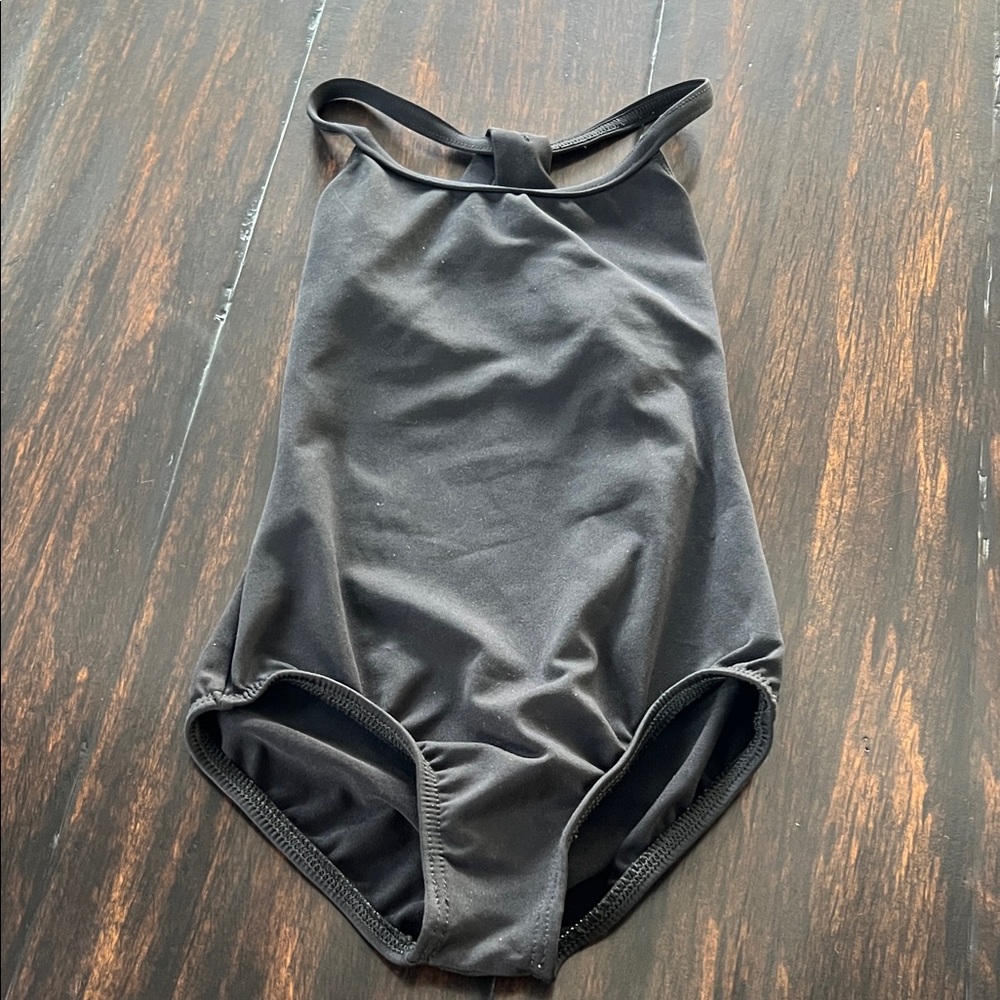 Motionwear Black Kids Leotard